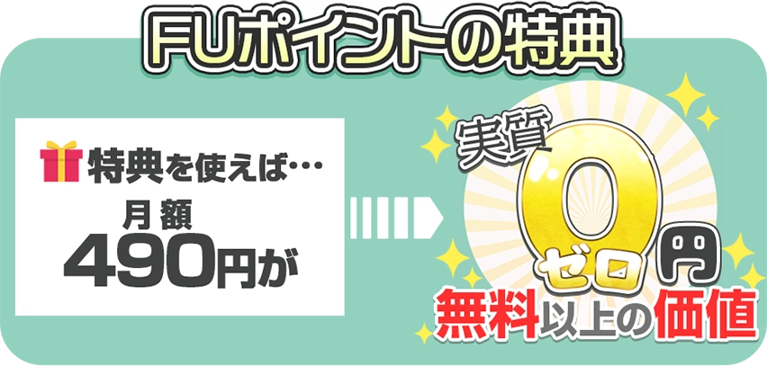 FUポイント＋プラスの月額料金